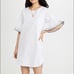 See by Chloe ruffle sleeve shift dress white - size 38 (US 6)