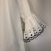 See by Chloe ruffle sleeve shift dress white - size 38 (US 6)