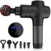 Massage Gun,20 Speeds & 6 Interchangeable Heads Percussion Massager for Athletes