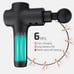 Massage Gun,20 Speeds & 6 Interchangeable Heads Percussion Massager for Athletes