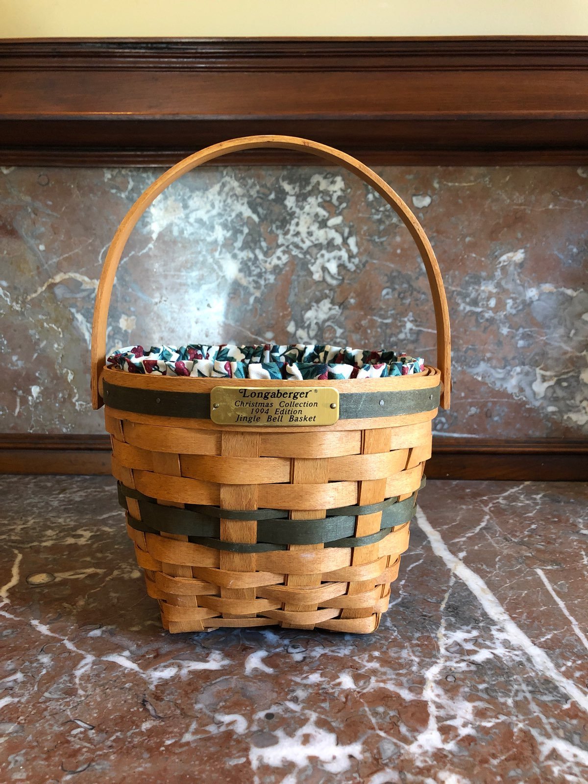 Longaberger 1994 Jingle Basket