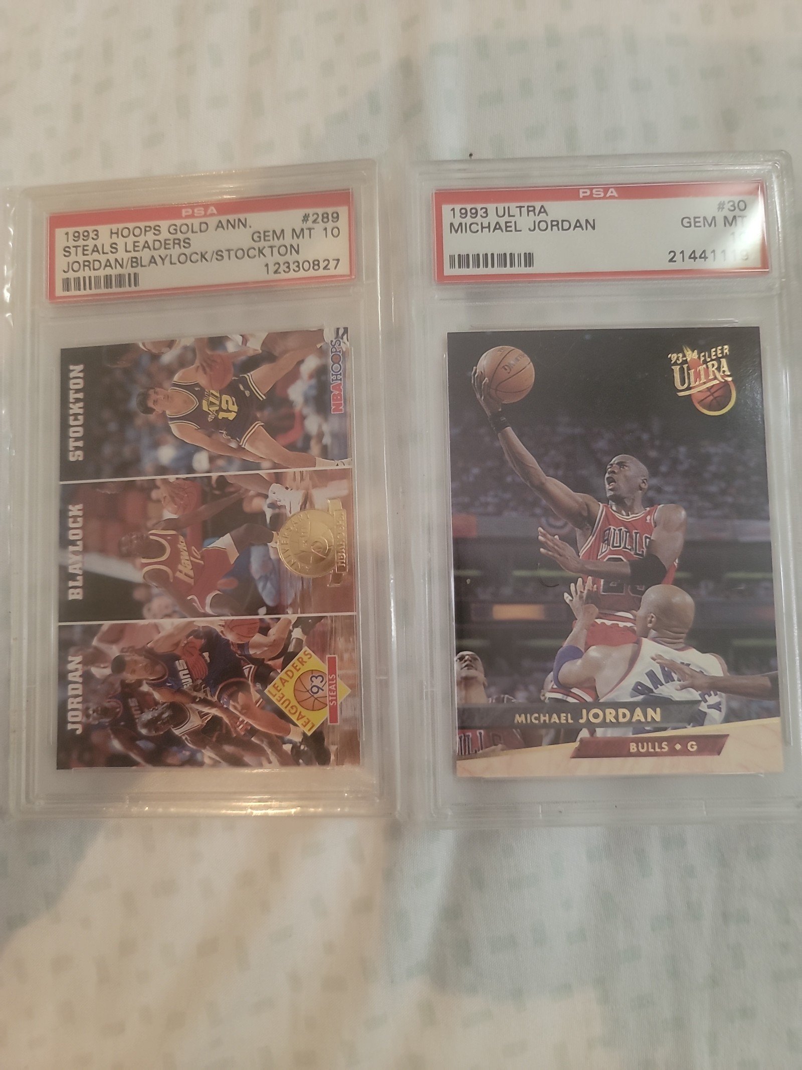 LOT OF 10 Michael Jordan Psa 10
