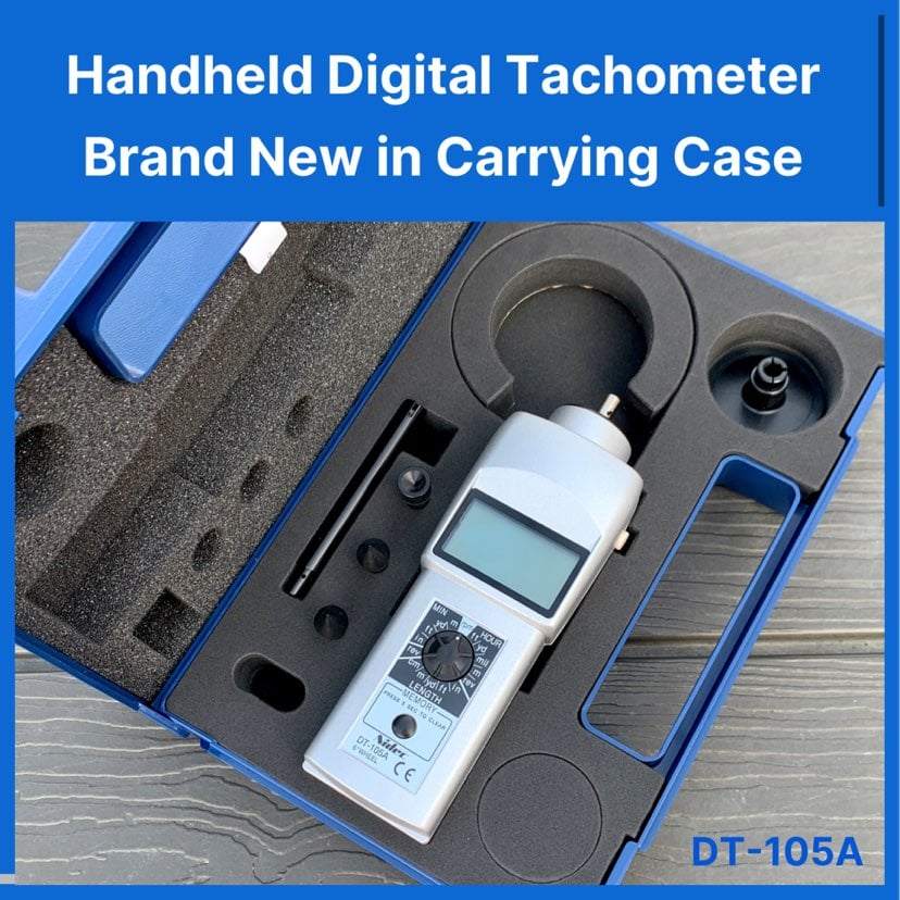 Handheld Contact LCD Digital Tachometer