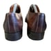 Santoni Stafford Cap Toe Oxford Dark Brown Preppy Minimalist Italy Made Size 9