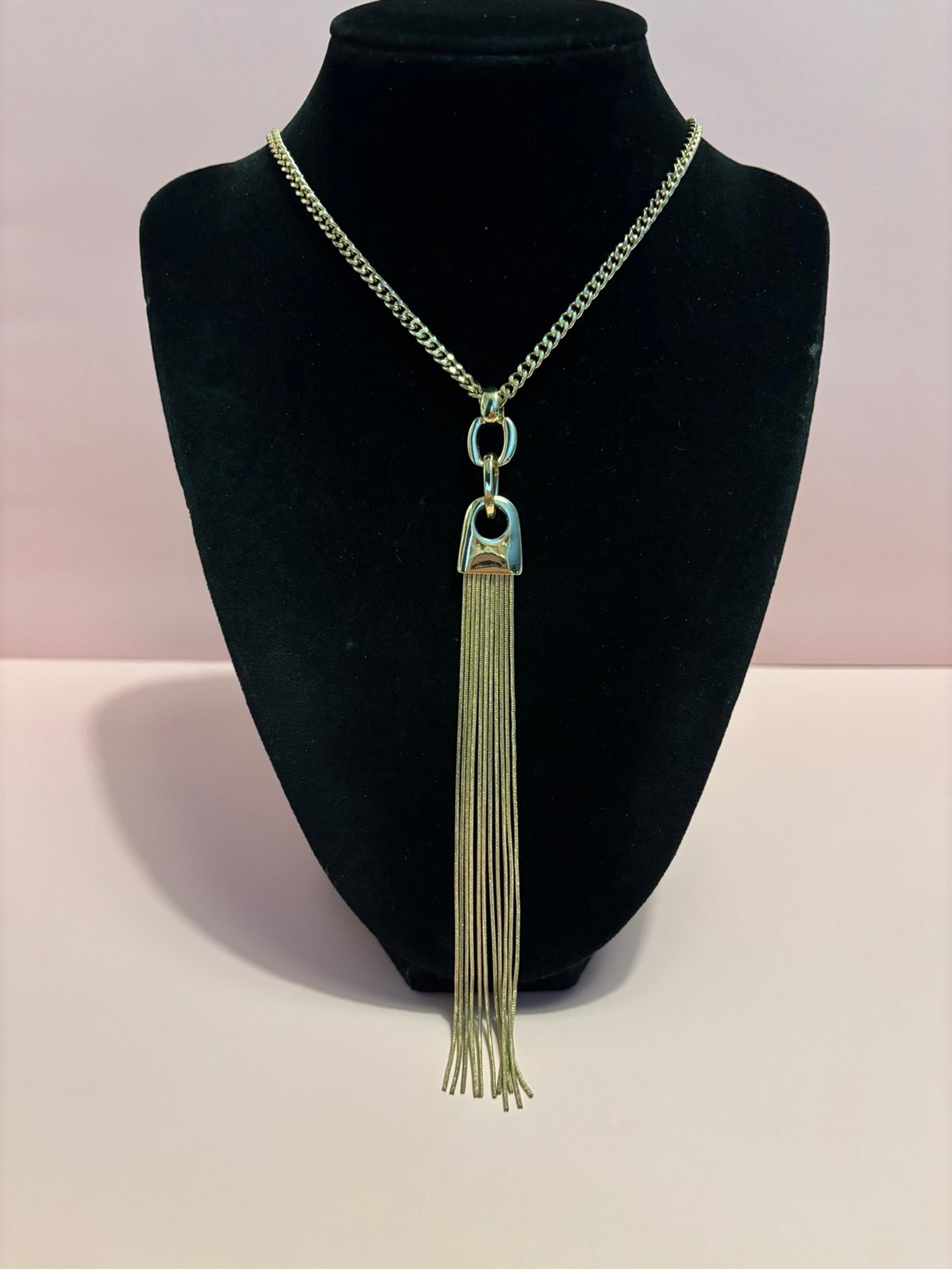 The Limited Tone Tassel Necklace 28”