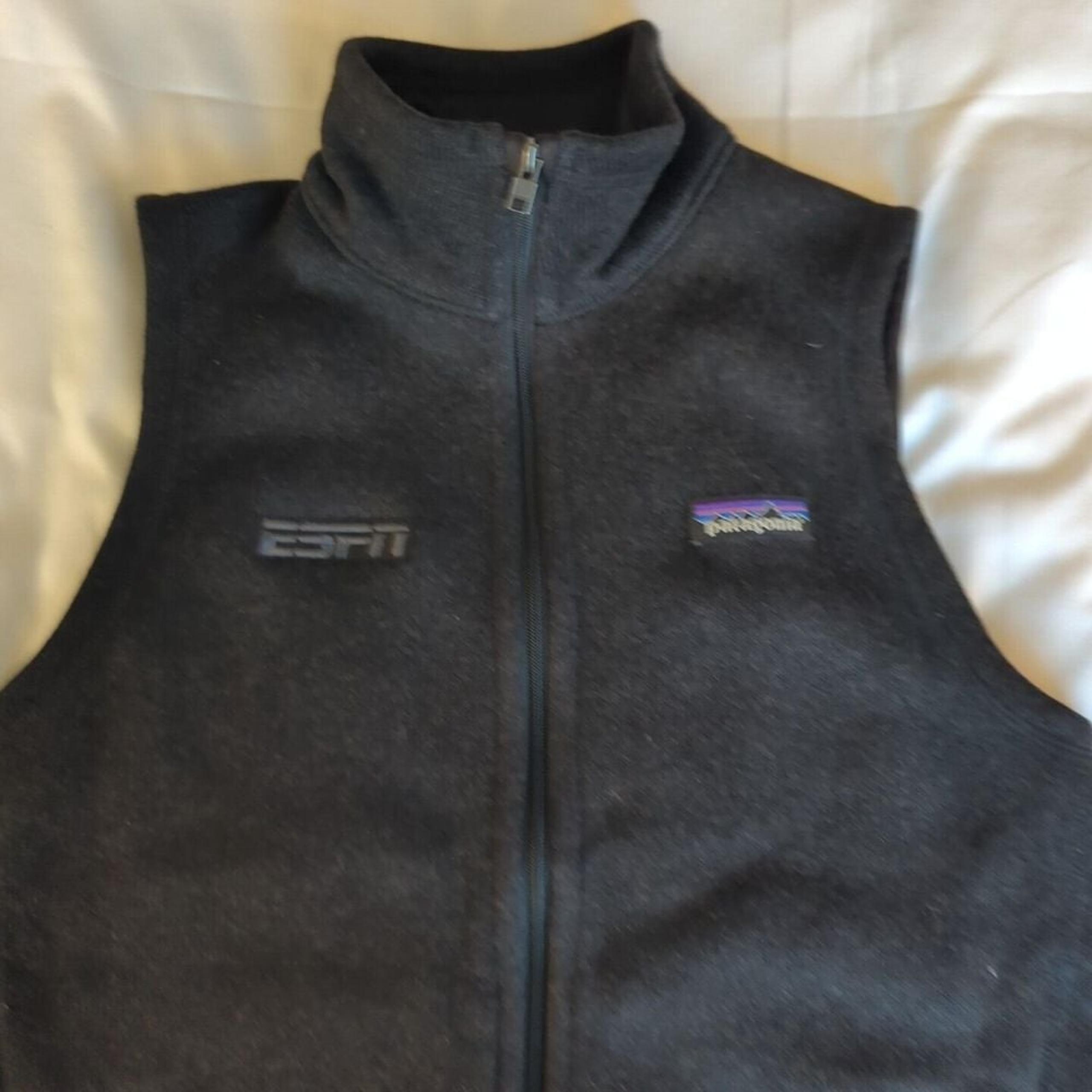 Patagonia Better Sweater Vest Women's XS Knit Fleece Lined Charcoal Grey ESPN