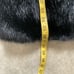 La Coalition Vest Womens Size Medium Black Faux Fur Leather Zip Closure Pockets