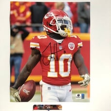 Tyreek Hill KC Chiefs Signed 8x10 Photo