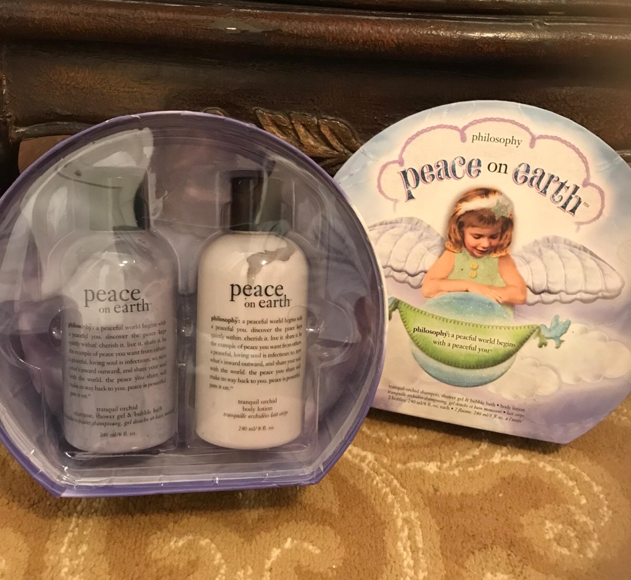 Philosophy Peace on Earth tranquil orchid body care set