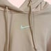 NIKE Light Pink Baggy Wide Sleeved Thick Oversized Hoodie