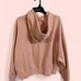 NIKE Light Pink Baggy Wide Sleeved Thick Oversized Hoodie