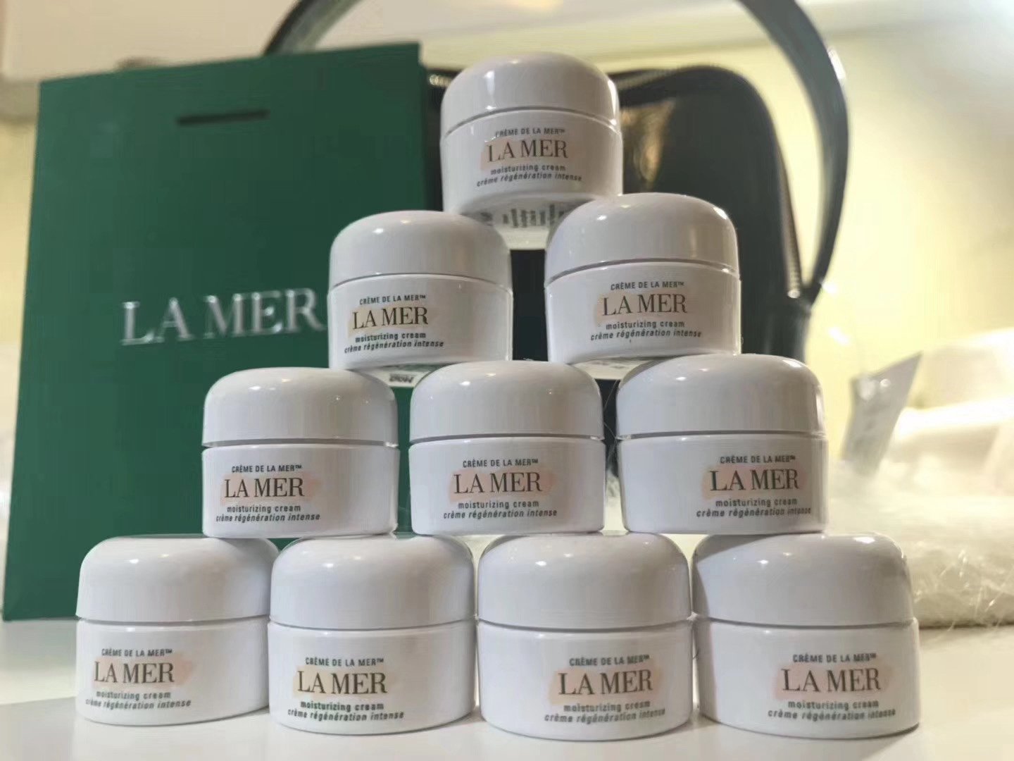 10 x La Mer Crème de la Mer Moisturizing Cream Mini Size 3.5ml