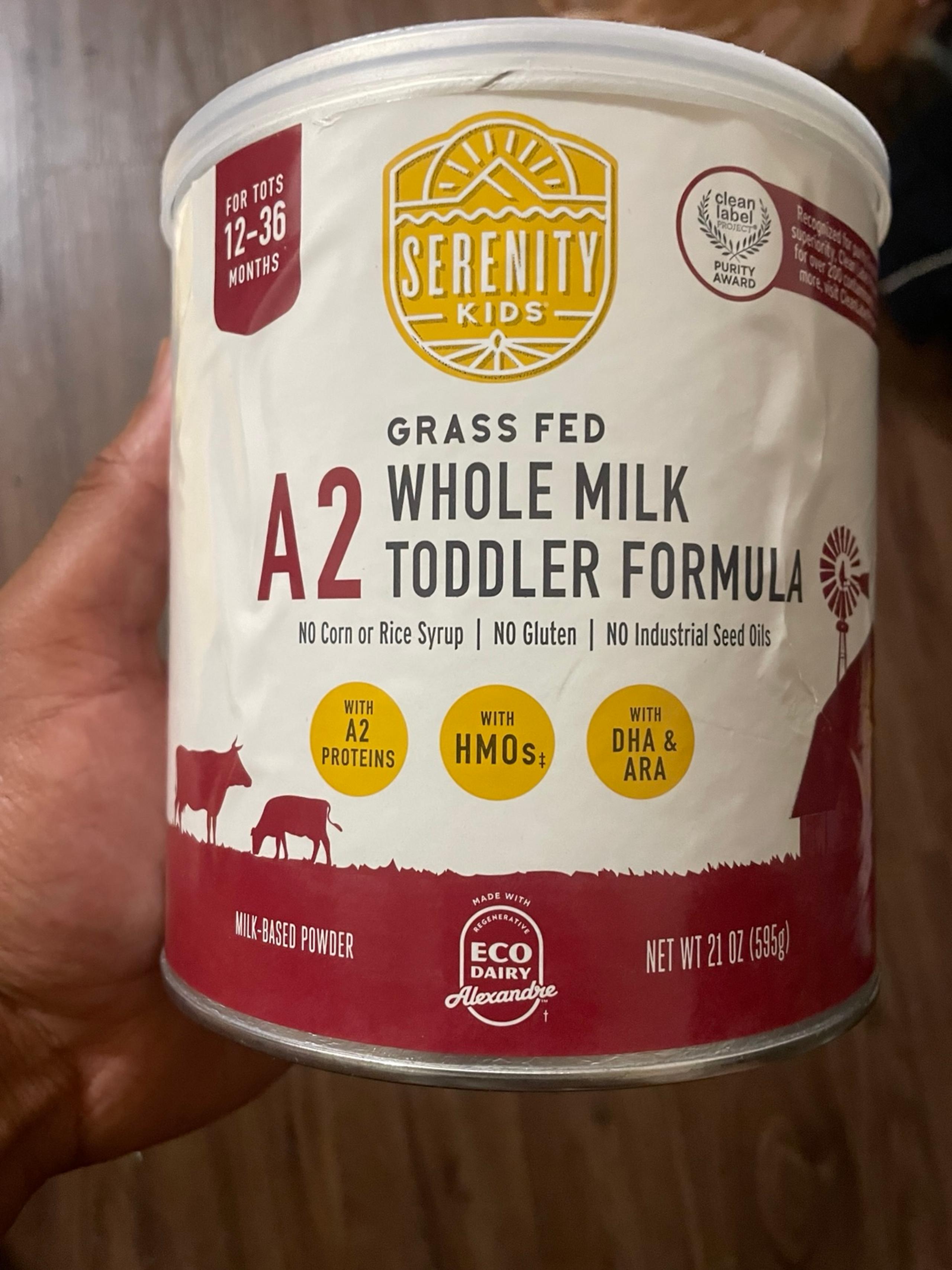 Serenity kids a2 whole milk toddler
