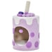 Bubble Tea Cat Tree Tower with Scratching Post-Purple - Color: Purple