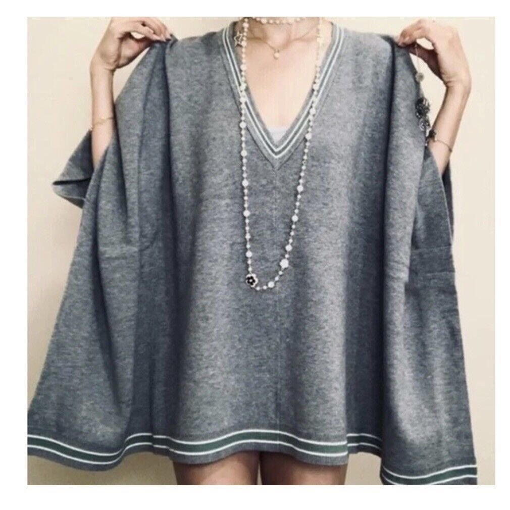 House of Harlow poncho sweater