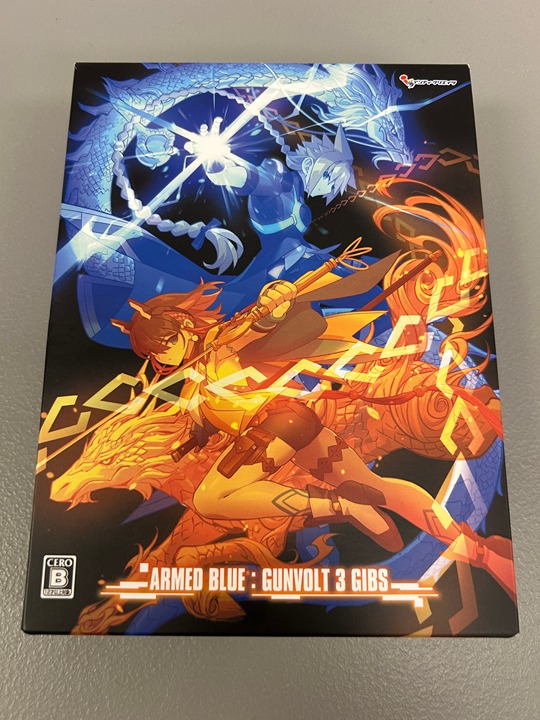 AZURE STRIKER GUNVOLT 3 Armed Blue Gibs NINTENDO SWITCH Japan Import