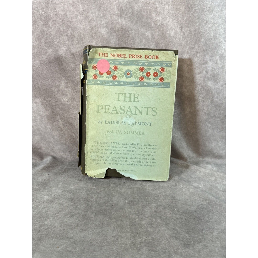 Ladislav Reymont THE PEASANTS SUMMER 1st Edition 4th Printing Vintage 1925