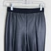 Wolford Jenna Vegan Leather Trousers Pants *Black* Crop Flare Sz EU 34 / US 4