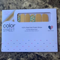 Color Street pineapple paradise summer nail strips