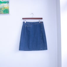 Y2K Denim Knee Length Skirt Size 12