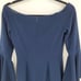 Keepsake womens small Harmony navy blue off shoulder neckline bell sleeves