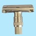 Vintage 1962 Gillette Slim Adjustable 1-9 Safety Razor H-4 Nickel Plated