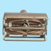 Vintage 1962 Gillette Slim Adjustable 1-9 Safety Razor H-4 Nickel Plated