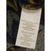 Free People Stretch Gold Green Retro Open Knit Chervon Mini Skirt Womens M
