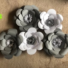 Giant Paper Flowers