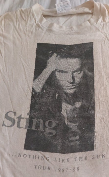 Sting Concert T-shirt - Nothing Like the Sun Tour