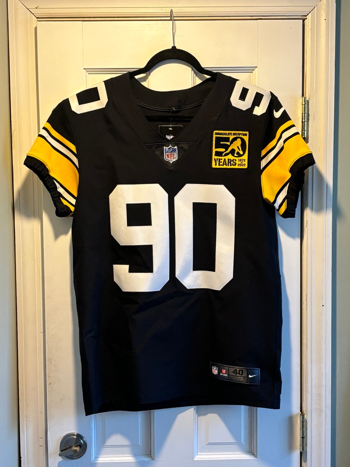 Authentic T.J. Watt Pittsburgh Steelers Nike Elite Jersey