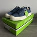 New Cariuma OCA Low Shadow Blue Canvas Sneakers Shoes Womens 8.5 Mens 7