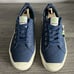 New Cariuma OCA Low Shadow Blue Canvas Sneakers Shoes Womens 8.5 Mens 7