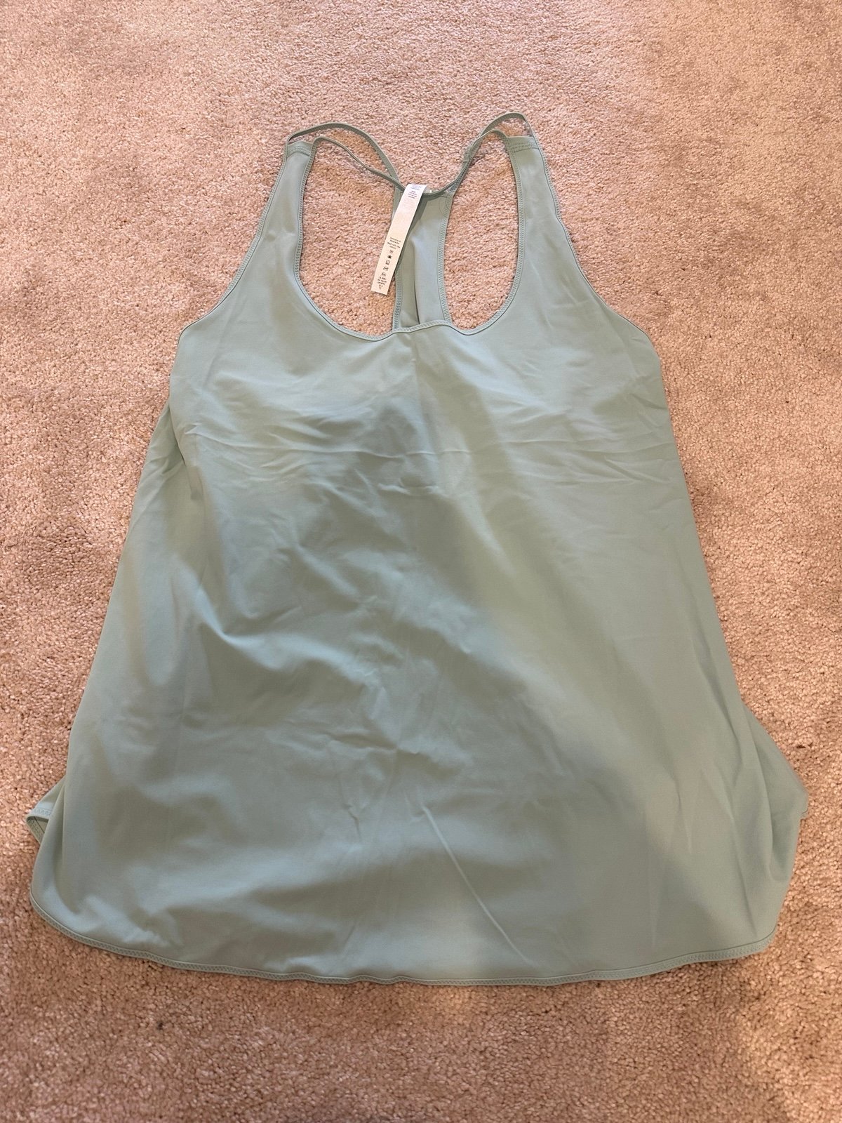 Lululemon Coastal Tank light Mint Green size 14 NWT