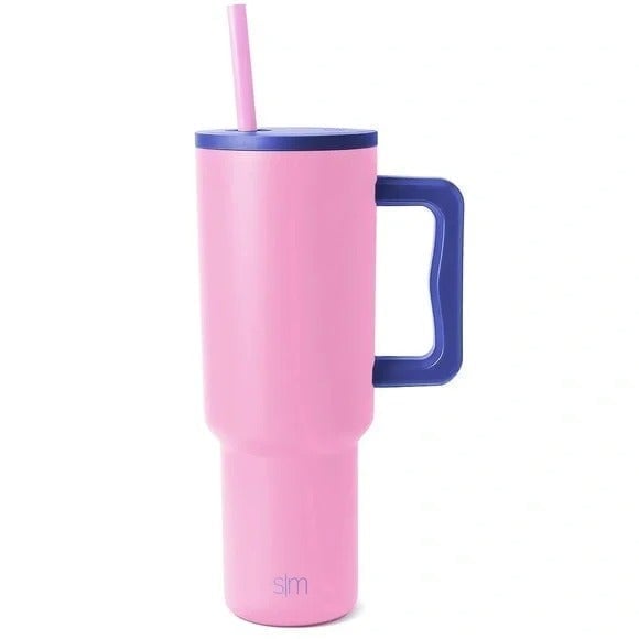 40oz Simple Modern Trek- Rose Plum -NEW with box and two straws