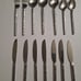 PIER 1 Imports CALDERA 18/8 Stainless Flatware WAVY HANDLE 14 Pcs.