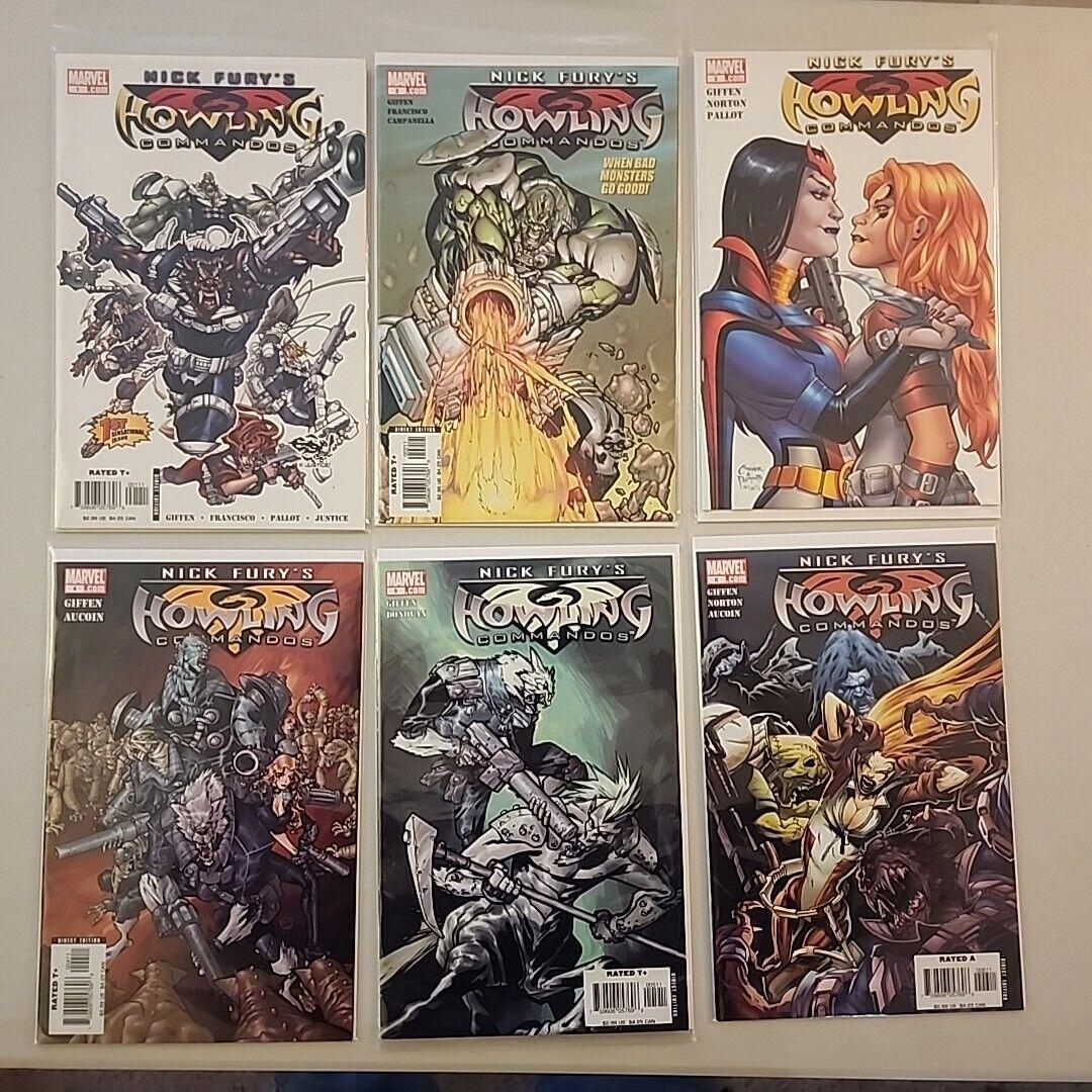 2005 MARVEL Comics NICK FURY'S HOWLING COMMANDOS #1-6 Complete - 1st ap WARWOLF