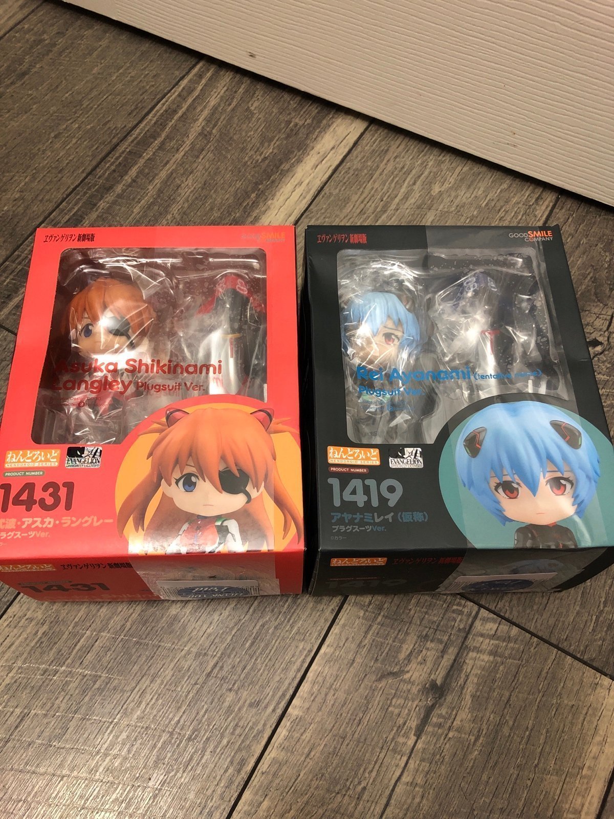 Good Smile Company Evangelion Asuka Shikinami Rei Ayanami 1431 and 1419 Plugsuit