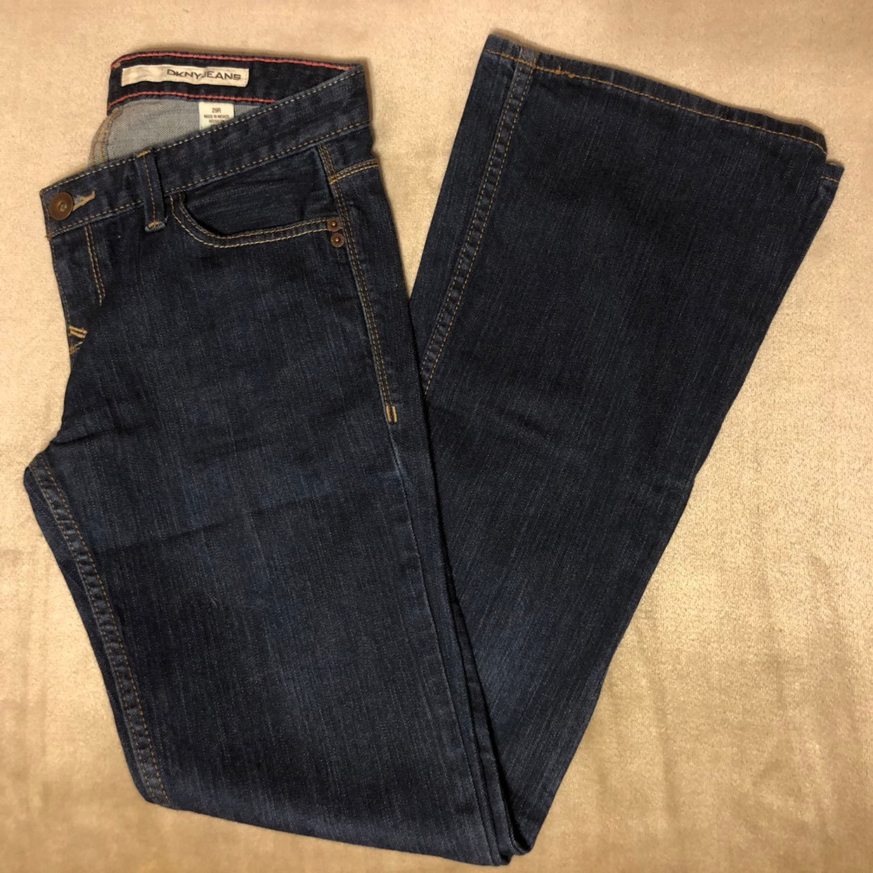 DKNY women's flare leg jeans