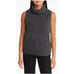 WAYF Shay Sleeveless Rib Cowl Neck Sweater Gray