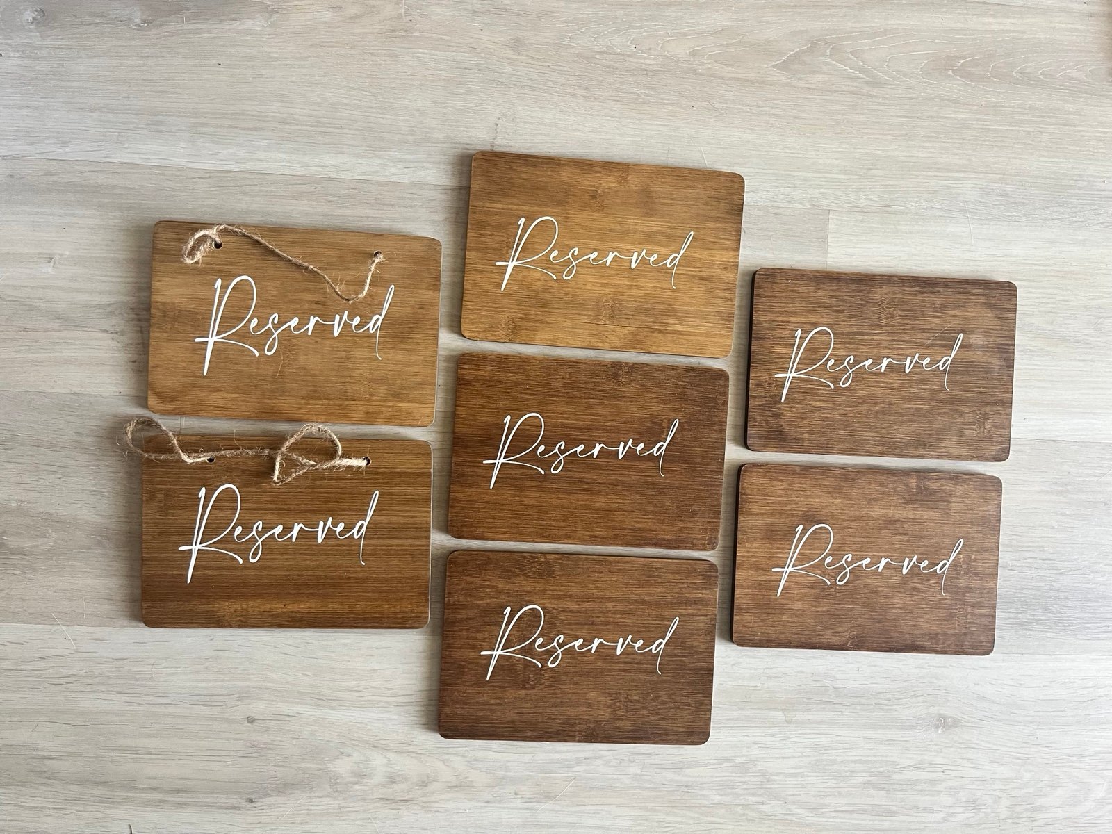 Reserved signs