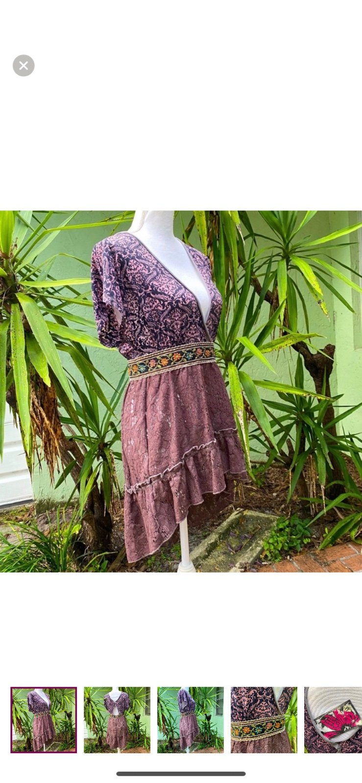 Anthropologie Boho Festival Tunic