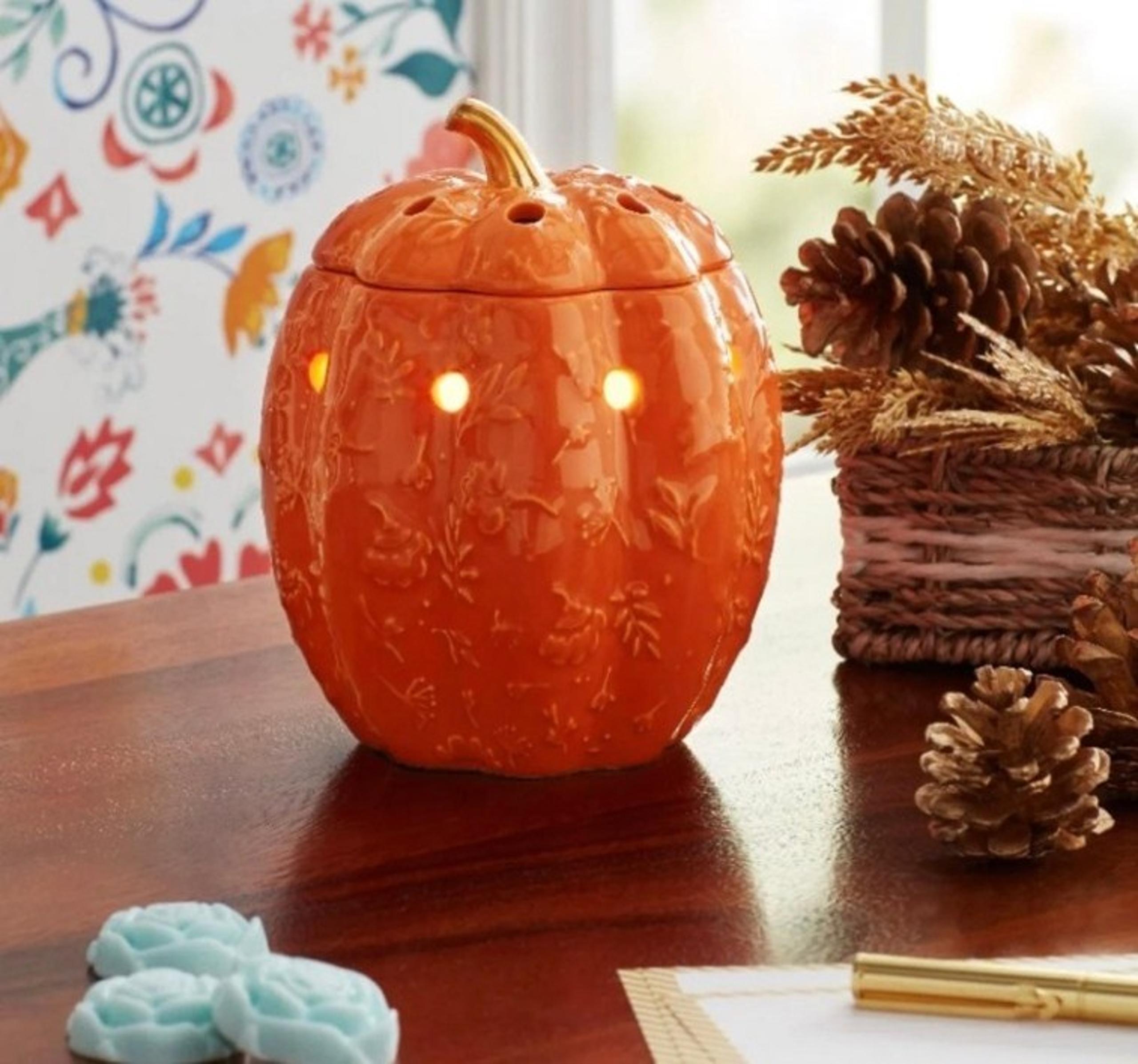 The Pioneer Woman Scented Wax Warmer, Orange Pumpkin