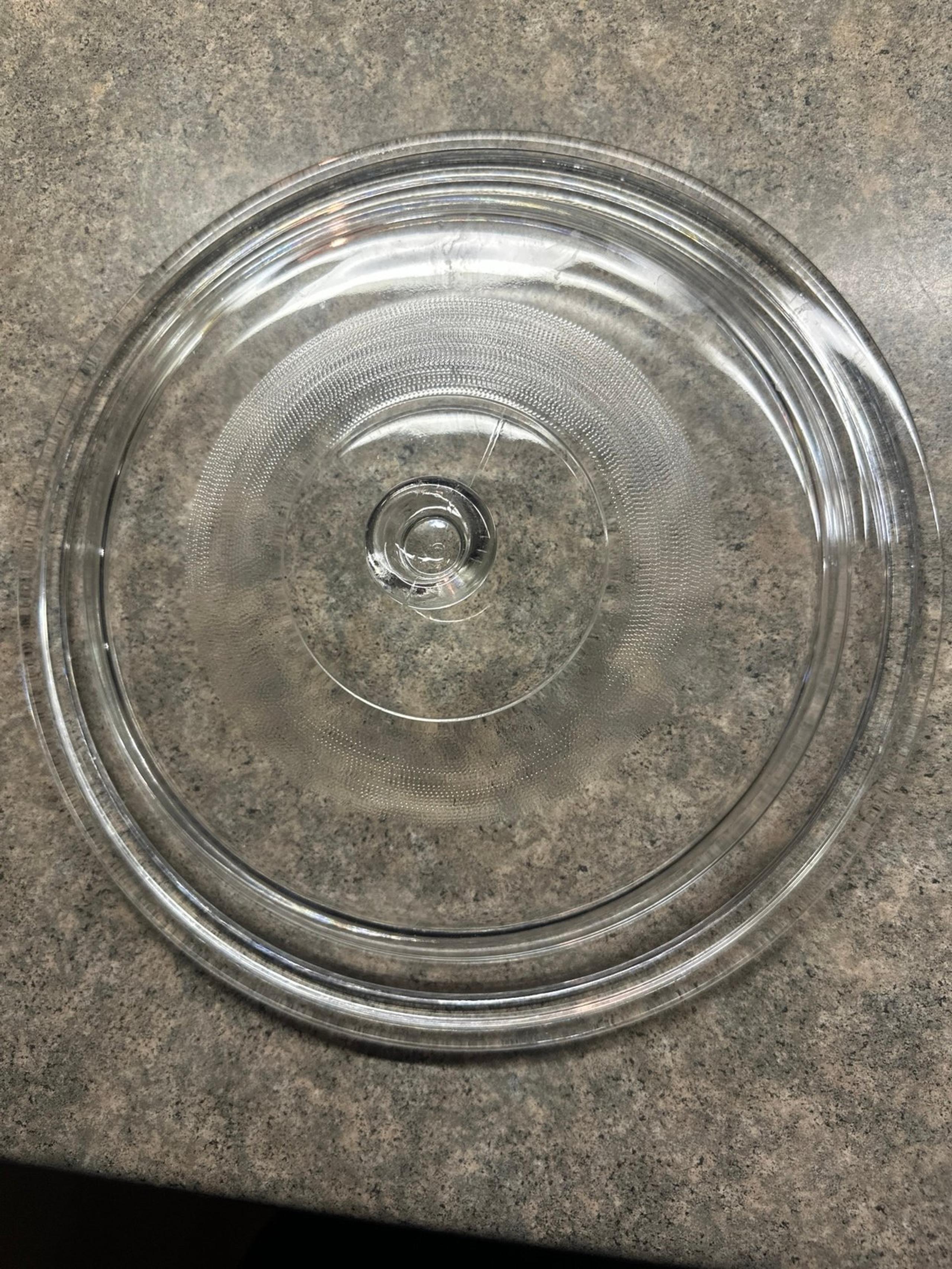 Glass 12” skillet cover