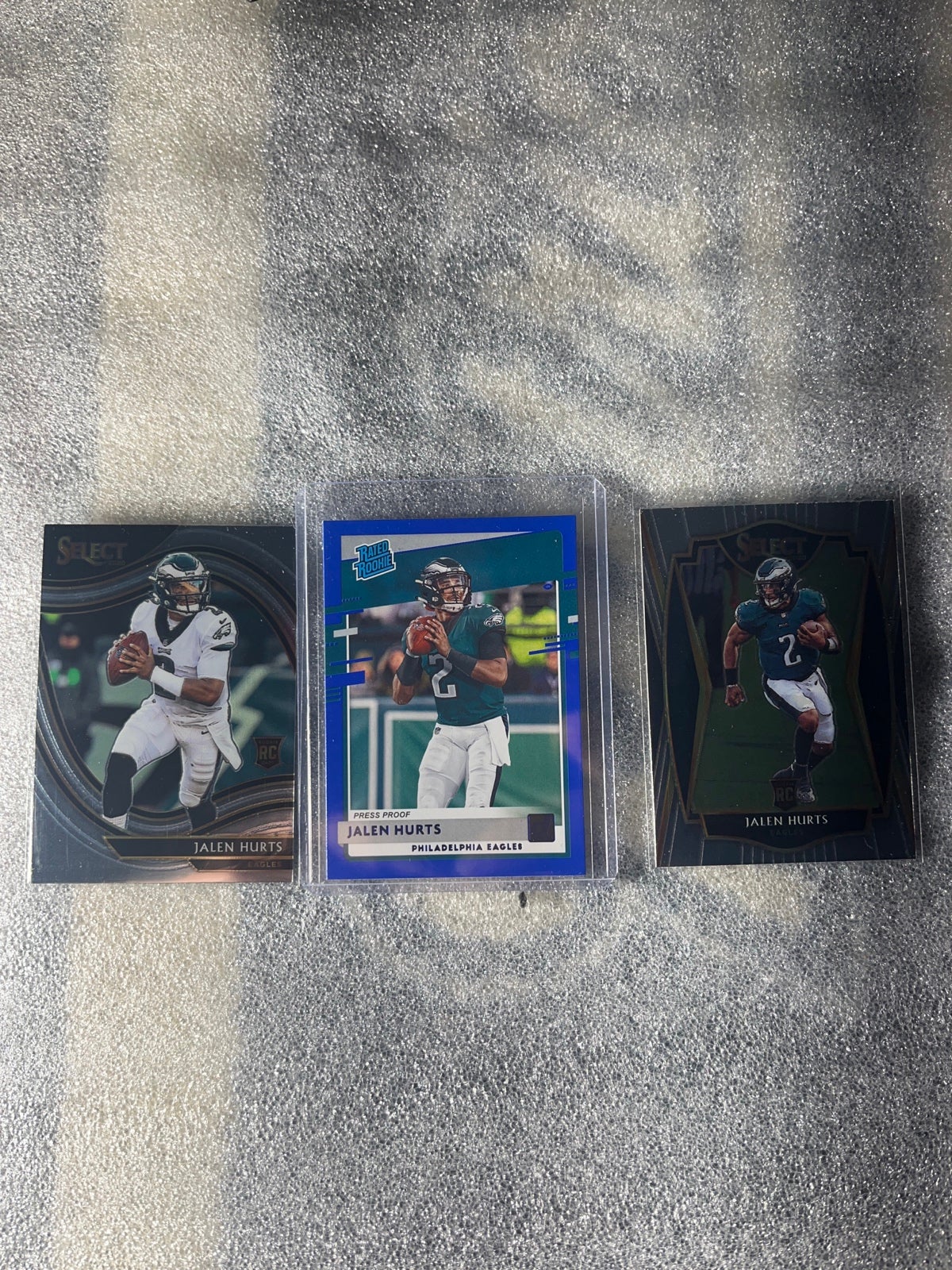 Jalen Hurts rookie card lot