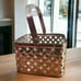 Beautiful Vintage 5 Inch Metal Basket For Storage, Display, Jewelry, Etc.