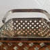 Beautiful Vintage 5 Inch Metal Basket For Storage, Display, Jewelry, Etc.
