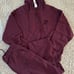 PINK I Y FLEECE WILD ROSE FULL ZIP HOODIE & STRAIGHT LEG SWEATPANTS OUTFIT MED