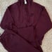 PINK I Y FLEECE WILD ROSE FULL ZIP HOODIE & STRAIGHT LEG SWEATPANTS OUTFIT MED