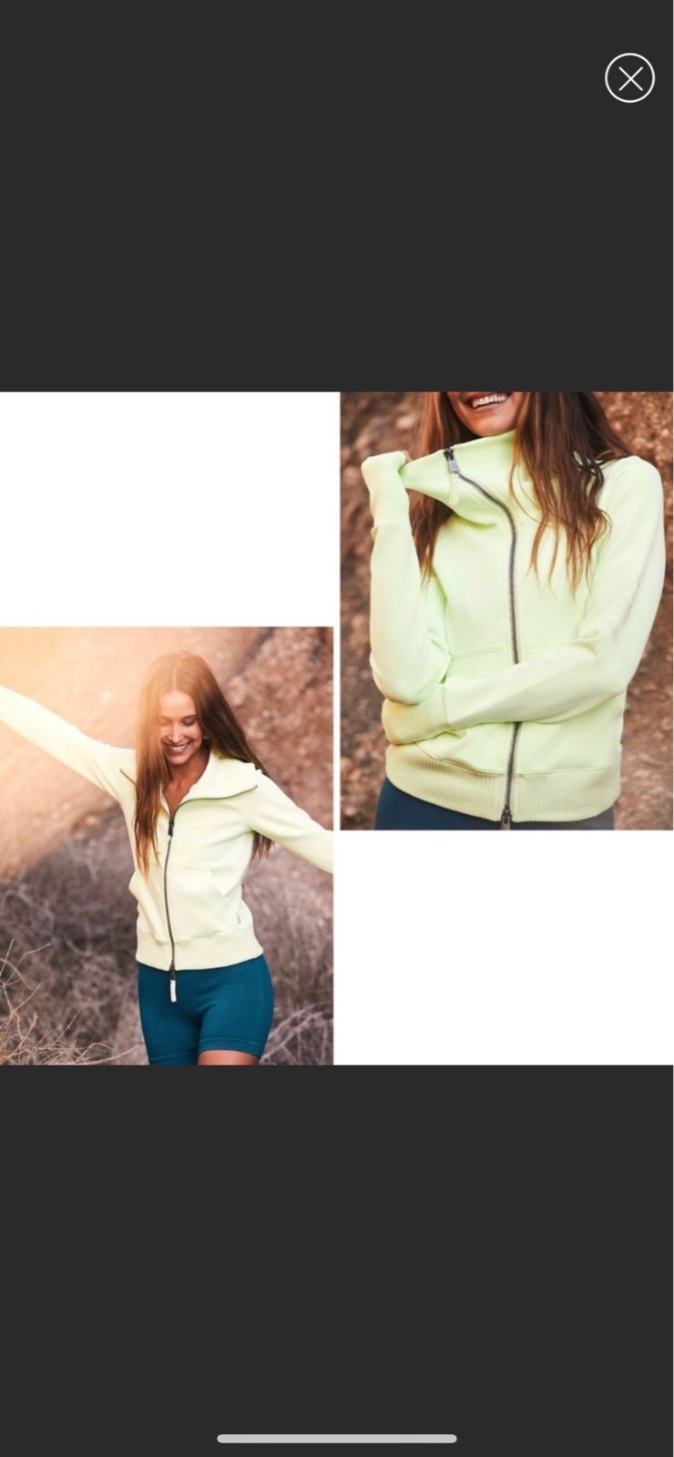 Free People Movement Lead The Pack Full Zip Jacket